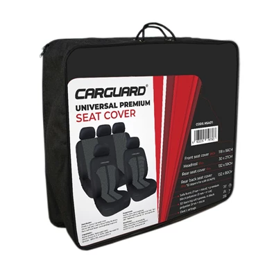 Carguard 55748GY 11db-os szürke/fekete autós üléshuzat szett Carguard 55748GY 11db-os szürke/fekete autós üléshuzat szett