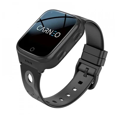 Carneo GuardKid+ 4G Platinum fekete gyerek okosóra Carneo GuardKid+ 4G Platinum fekete gyerek okosóra