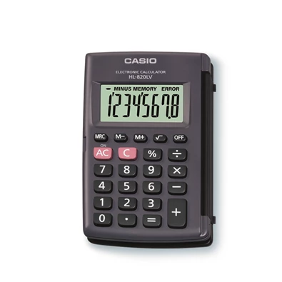 Casio HL-820LV Zsebszámológép Casio HL-820LV Zsebszámológép