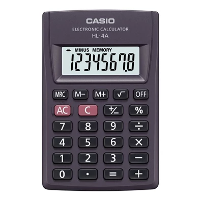 Casio HL-4A-S zsebszámológép Casio HL-4A-S zsebszámológép