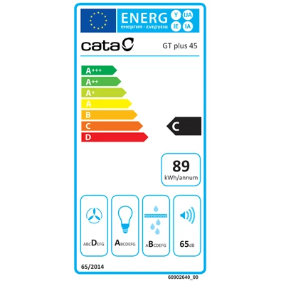Cata GT-45 plus fekete BK/M fekete páraelszívó Cata GT-45 plus fekete BK/M fekete páraelszívó