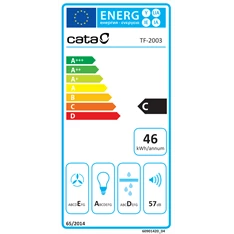 Cata TF-2003/60 LED duralum inox teleszkópos páraelszívó Cata TF-2003/60 LED duralum inox teleszkópos páraelszívó