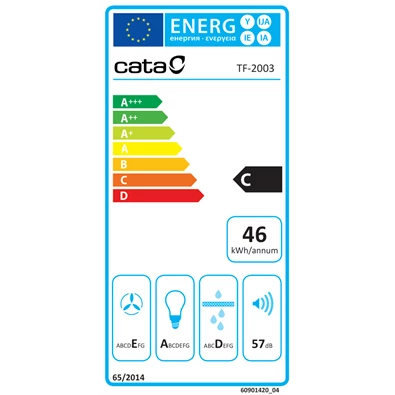 Cata TF-2003/60 LED duralum inox teleszkópos páraelszívó Cata TF-2003/60 LED duralum inox teleszkópos páraelszívó