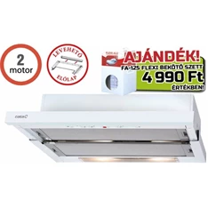 Cata TF-5260 WH/L fehér páraelszívó + FA 125/3 bekötőszett Cata TF-5260 WH/L fehér páraelszívó + FA 125/3 bekötőszett