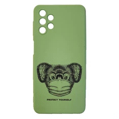 Cellect CEL-DES3-SAM-A325GGR Galaxy A32 5G zöld maszkos koala mintás szilikon hátlap Cellect CEL-DES3-SAM-A325GGR Galaxy A32 5G zöld maszkos koala mintás szilikon hátlap