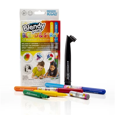 Blendy Pens Blend & Spray szett 12db filctoll Blendy Pens Blend & Spray szett 12db filctoll