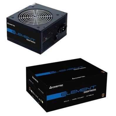 Chieftec Element ELP-500S 500W 85+ PFC 12 cm ventilátorral tápegység Chieftec Element ELP-500S 500W 85+ PFC 12 cm ventilátorral tápegység