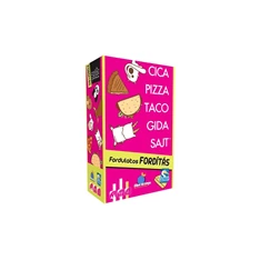 Cica, pizza, taco, gida, sajt – Fordulatos fordítás kártyajáték Cica, pizza, taco, gida, sajt – Fordulatos fordítás kártyajáték
