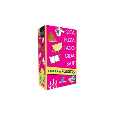 Cica, pizza, taco, gida, sajt – Fordulatos fordítás kártyajáték Cica, pizza, taco, gida, sajt – Fordulatos fordítás kártyajáték