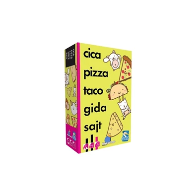Cica, pizza, taco, gida, sajt kártyajáték Cica, pizza, taco, gida, sajt kártyajáték