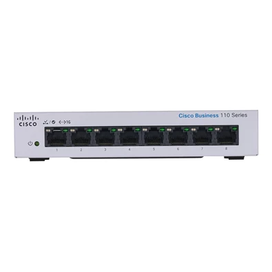 Cisco CBS110-8T-D 8x GbE LAN port nem menedzselhető switch Cisco CBS110-8T-D 8x GbE LAN port nem menedzselhető switch