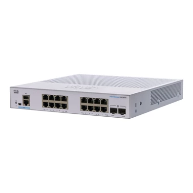 Cisco CBS250-16T-2G 16x GbE LAN 2x SFP port L2 menedzselhető switch Cisco CBS250-16T-2G 16x GbE LAN 2x SFP port L2 menedzselhető switch