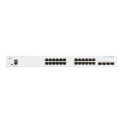 Cisco CBS350-24T-4G 24x GbE LAN 4x SFP port L3 menedzselhető switch Cisco CBS350-24T-4G 24x GbE LAN 4x SFP port L3 menedzselhető switch