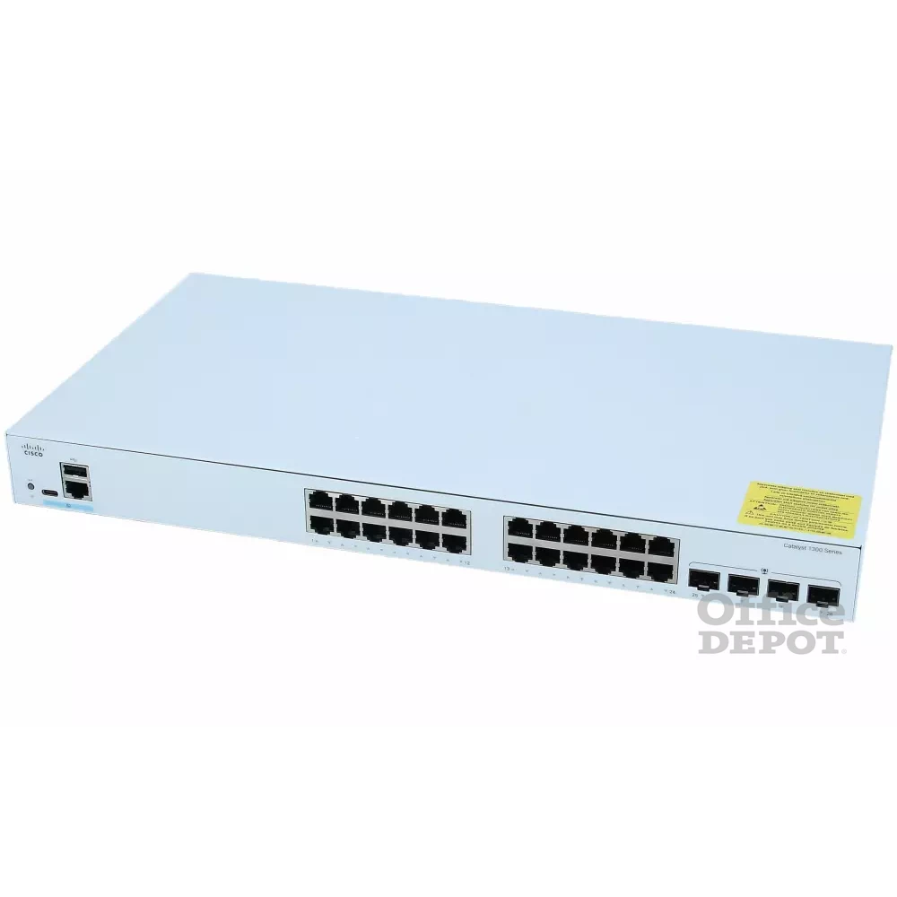 Cisco Catalyst C1300-24T-4G 24x GbE LAN 4xSFP port L3 menedzselhető switch