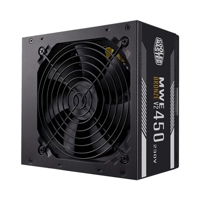 Cooler Master MWE 450W Bronze V2 12cm ventilátorral dobozos tápegység