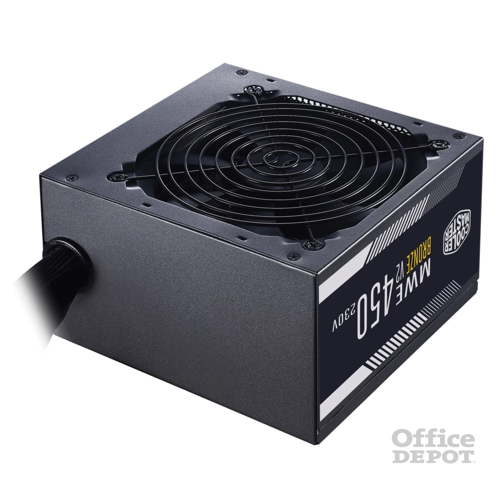 Cooler Master MWE 450W Bronze V2 12cm ventilátorral dobozos tápegység