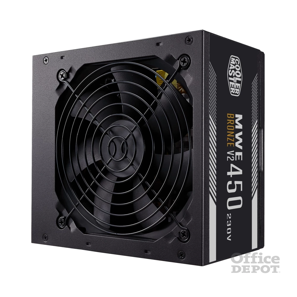 Cooler Master MWE 450W Bronze V2 12cm ventilátorral dobozos tápegység