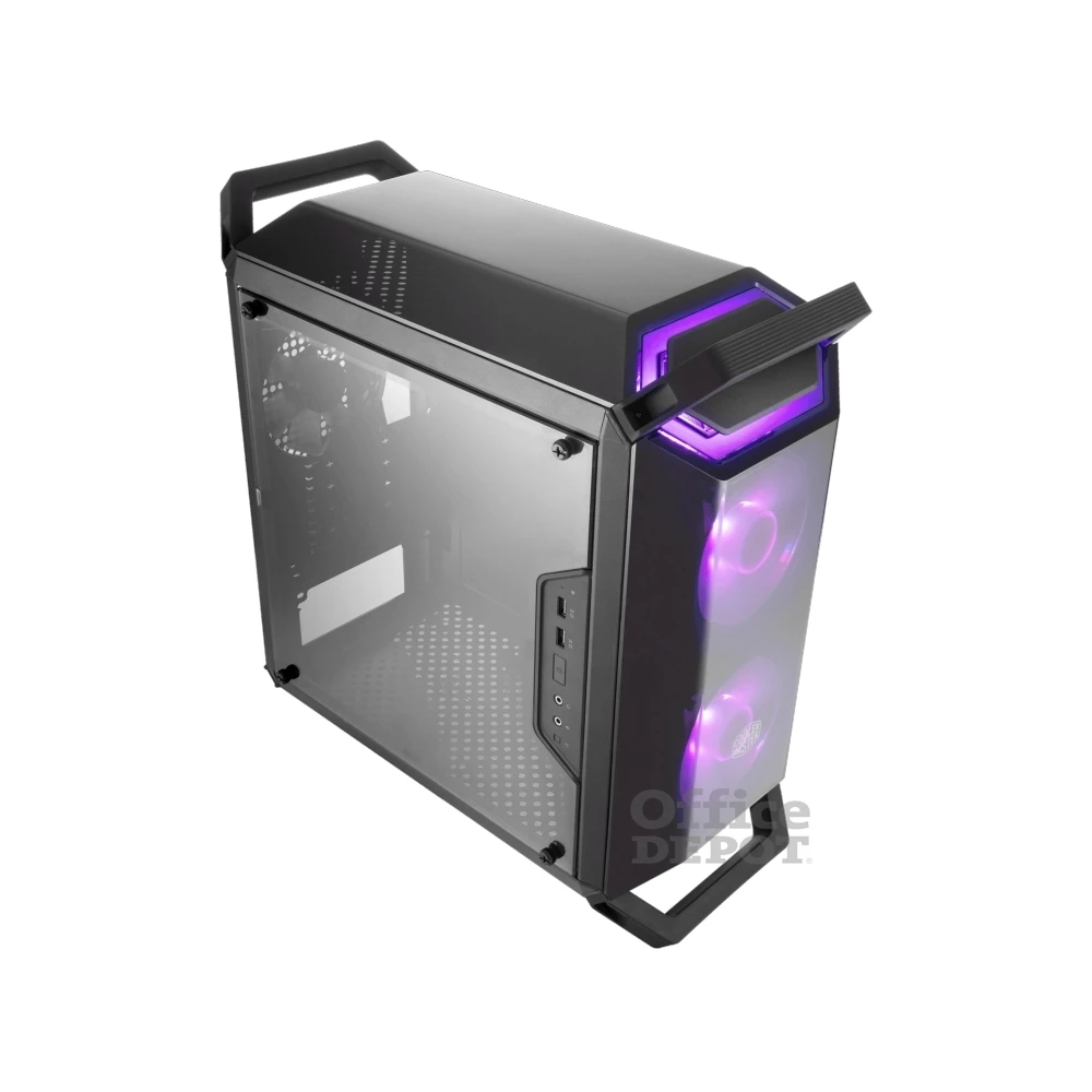 Cooler Master MasterBox Q300P ablakos fekete mATX ház