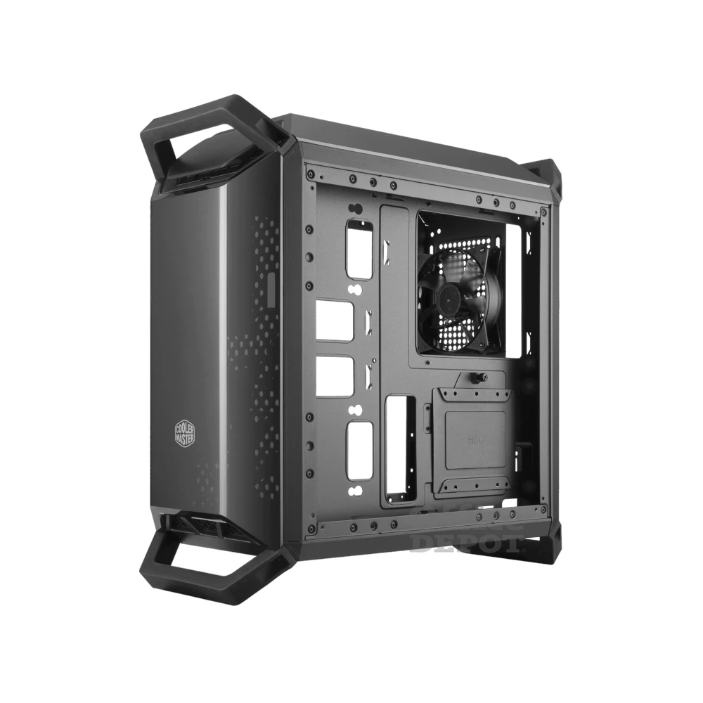 Cooler Master MasterBox Q300P ablakos fekete mATX ház