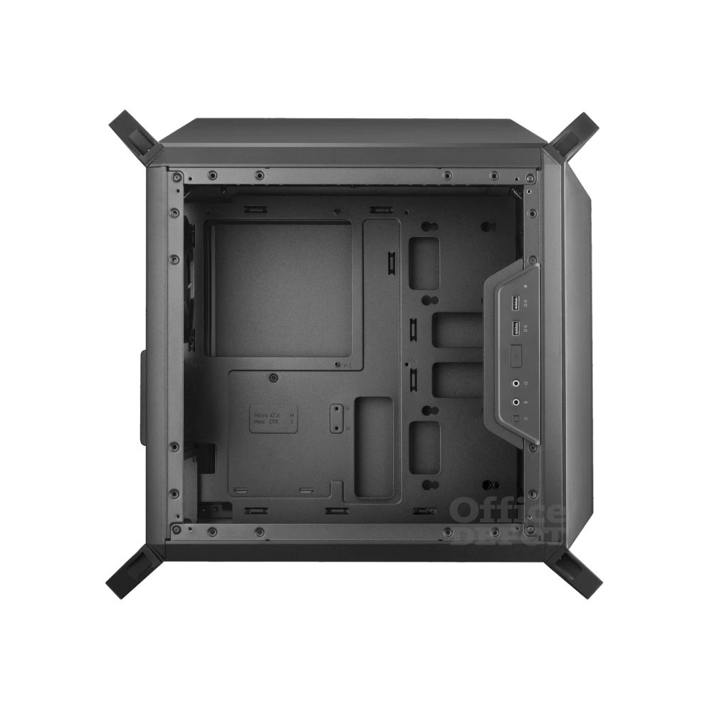 Cooler Master MasterBox Q300P ablakos fekete mATX ház
