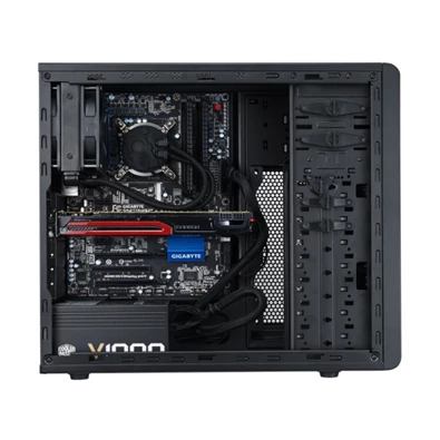 Cooler Master N300 táp nélküli fekete ATX ház Cooler Master N300 táp nélküli fekete ATX ház