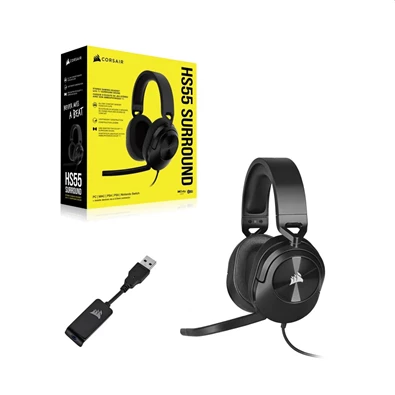 Corsair HS55 Surround fekete gamer headset Corsair HS55 Surround fekete gamer headset