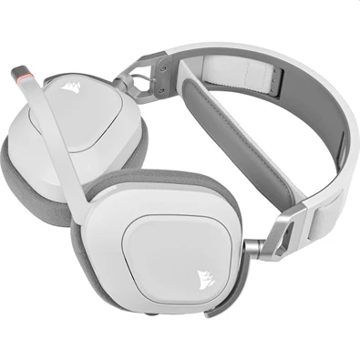 Corsair HS80 RGB vezeték nélküli fehér gamer headset Corsair HS80 RGB vezeték nélküli fehér gamer headset