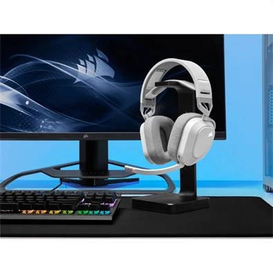 Corsair HS80 RGB vezeték nélküli fehér gamer headset Corsair HS80 RGB vezeték nélküli fehér gamer headset