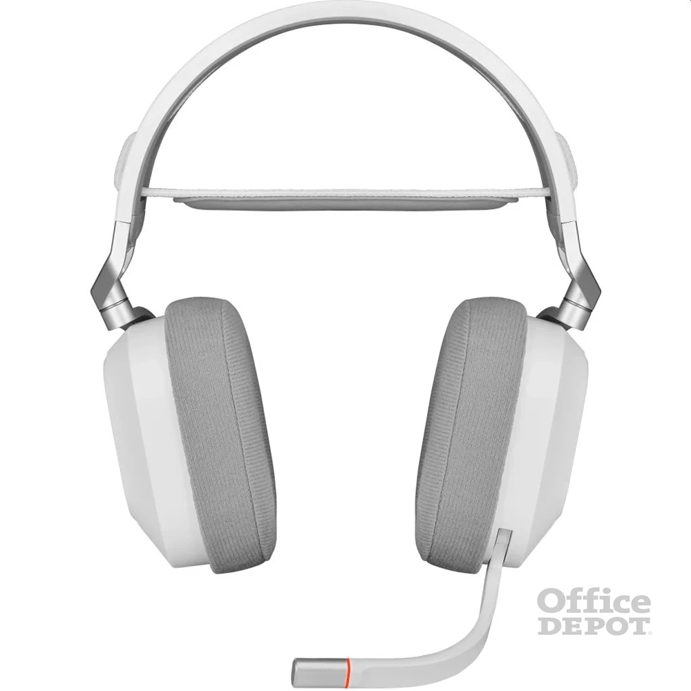 Corsair HS80 RGB vezeték nélküli fehér gamer headset