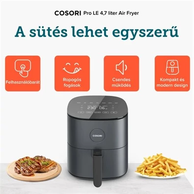 Cosori CAF-L501-KEU Pro 4,7 L forrólevegős sütő Cosori CAF-L501-KEU Pro 4,7 L forrólevegős sütő