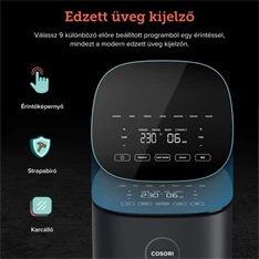 Cosori CAF-L501-KEU Pro 4,7 L forrólevegős sütő Cosori CAF-L501-KEU Pro 4,7 L forrólevegős sütő
