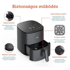 Cosori CAF-L501-KEU Pro 4,7 L forrólevegős sütő Cosori CAF-L501-KEU Pro 4,7 L forrólevegős sütő