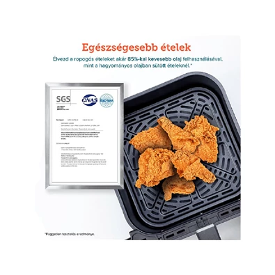 Cosori CAF-P583S-AEUR Dual Blaze szürke 6,4 L forrólevegős sütő Cosori CAF-P583S-AEUR Dual Blaze szürke 6,4 L forrólevegős sütő
