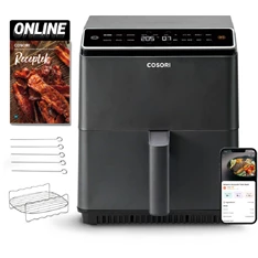 Cosori CAF-P681S-KEUR Dual Blaze sötétszürke 6,4 L forrólevegős sütő Cosori CAF-P681S-KEUR Dual Blaze sötétszürke 6,4 L forrólevegős sütő