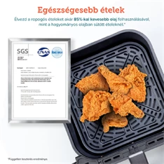 Cosori CAF-P681S-KEUR Dual Blaze sötétszürke 6,4 L forrólevegős sütő Cosori CAF-P681S-KEUR Dual Blaze sötétszürke 6,4 L forrólevegős sütő