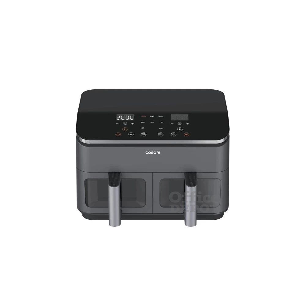 Cosori CAF-R901-AEU Dual Basket fekete 8,5 L forrólevegős sütő