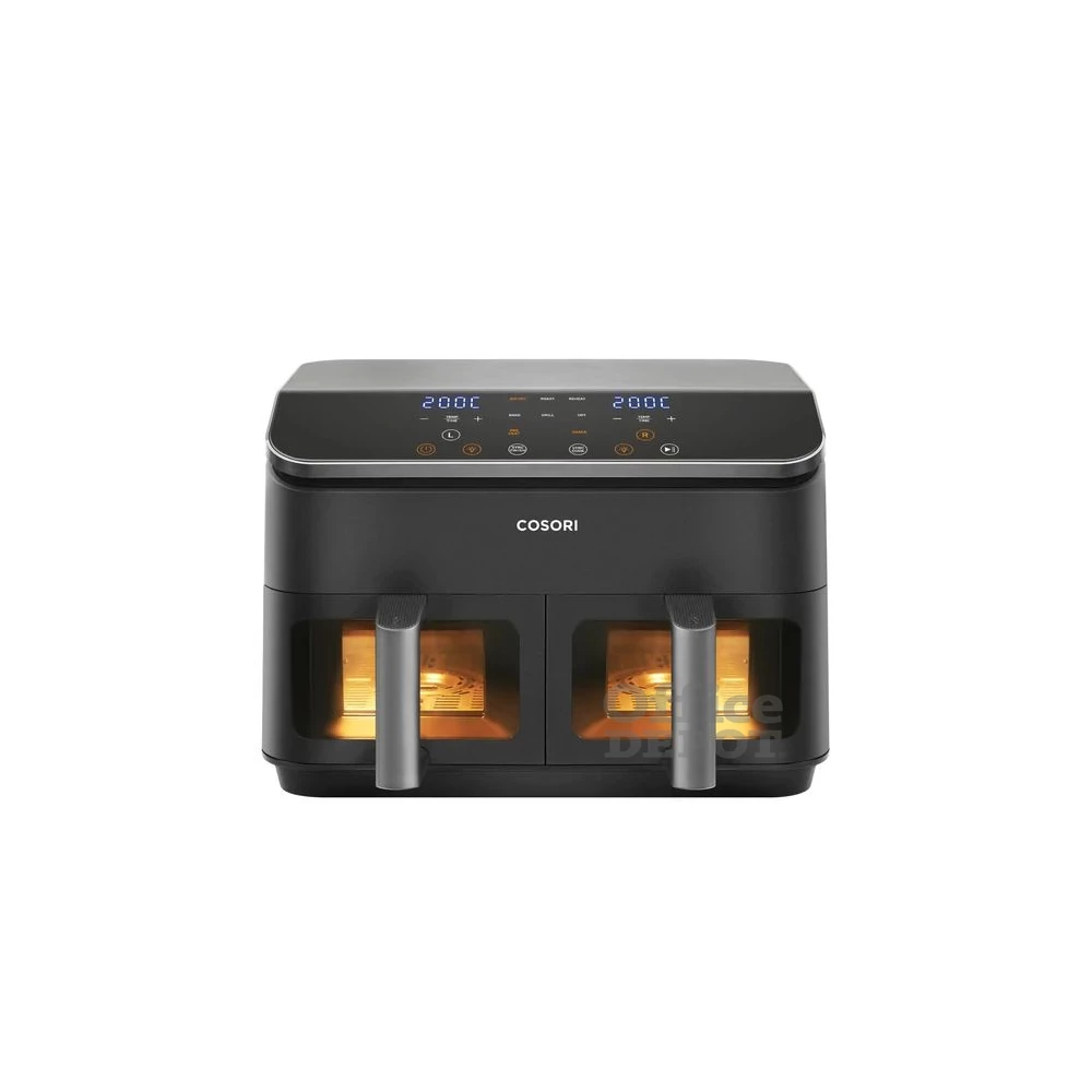 Cosori CAF-R901-AEU Dual Basket fekete 8,5 L forrólevegős sütő