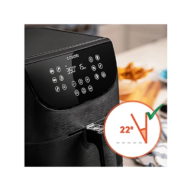 Cosori CS158-AF-RXB Premium Smart fekete 5,5 L forrólevegős sütő Cosori CS158-AF-RXB Premium Smart fekete 5,5 L forrólevegős sütő