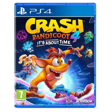 Crash Bandicoot 4: It`s About Time PS4/PS5 játékszoftver Crash Bandicoot 4: It`s About Time PS4/PS5 játékszoftver