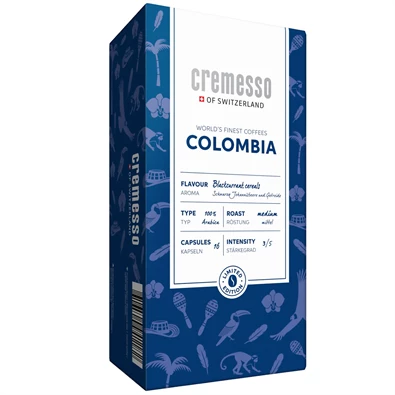 Cremesso Worlds Finest Coffee Colombia 16 db kávékapszula Cremesso Worlds Finest Coffee Colombia 16 db kávékapszula