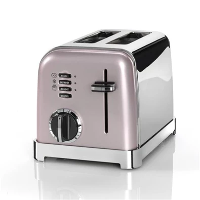 Cuisinart CUCPT160PIE rózsaszín 2 szeletes kenyérpirító Cuisinart CUCPT160PIE rózsaszín 2 szeletes kenyérpirító