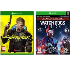 Cyberpunk 2077 (magyar felirattal) + Watch Dogs Legion Limited Edition Xbox One/Series játékcsomag Cyberpunk 2077 (magyar felirattal) + Watch Dogs Legion Limited Edition Xbox One/Series játékcsomag