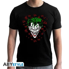 DC Comics "Joker Killing Joke" fekete férfi póló, L méret