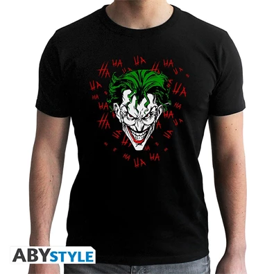 DC Comics "Joker Killing Joke" fekete férfi póló, L méret