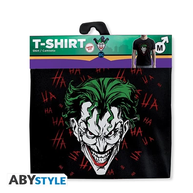 DC Comics "Joker Killing Joke" fekete férfi póló, L méret