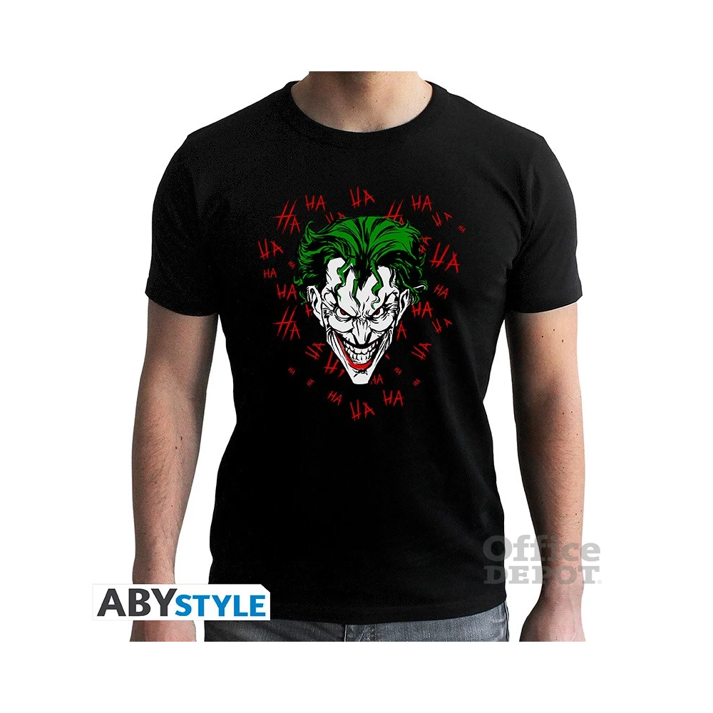 DC Comics "Joker Killing Joke" fekete férfi póló, L méret