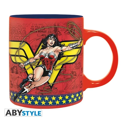 DC Comics "Wonder Woman Action" 320ml bögre DC Comics "Wonder Woman Action" 320ml bögre