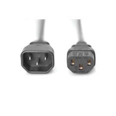 DIGITUS 250V 10A IEC C13 csatlakozó IEC C14 dugó 5m hosszabbító kábel DIGITUS 250V 10A IEC C13 csatlakozó IEC C14 dugó 5m hosszabbító kábel