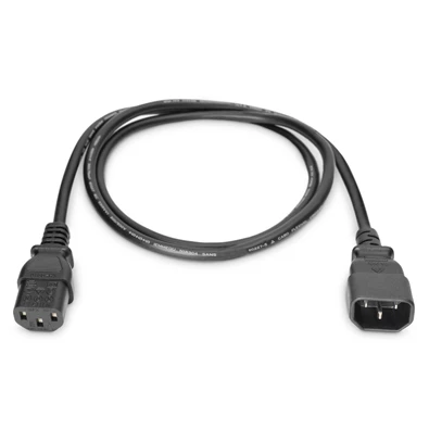 DIGITUS 250V 10A IEC C13 csatlakozó IEC C14 dugó 5m hosszabbító kábel DIGITUS 250V 10A IEC C13 csatlakozó IEC C14 dugó 5m hosszabbító kábel