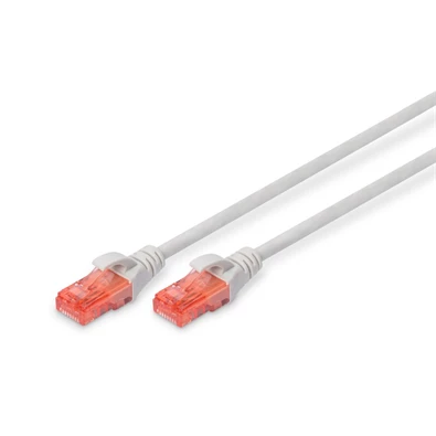 DIGITUS Cat.6 U/UTP LSZH 0,50m szürke patch kábel DIGITUS Cat.6 U/UTP LSZH 0,50m szürke patch kábel